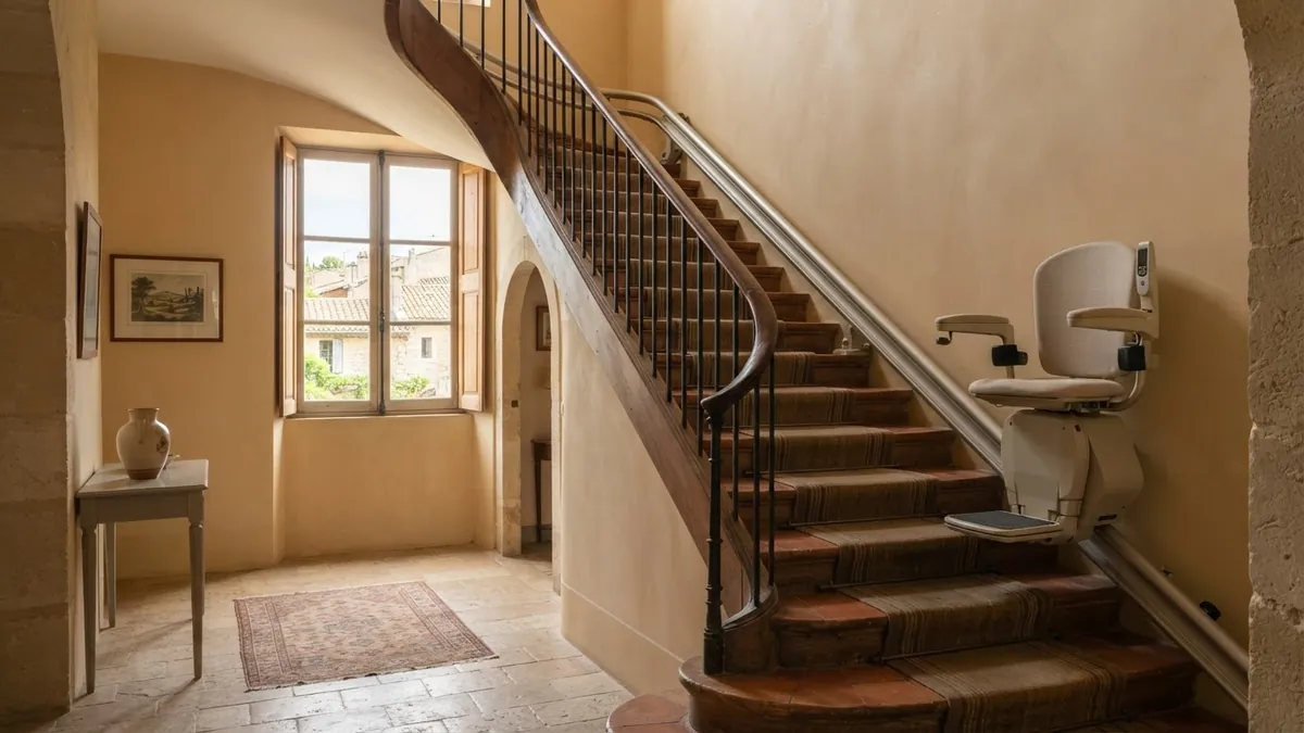 Monte-escalier à Aix-en-Provence (13100)
