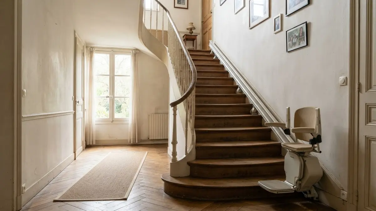 Monte-escalier au Mans (72000)