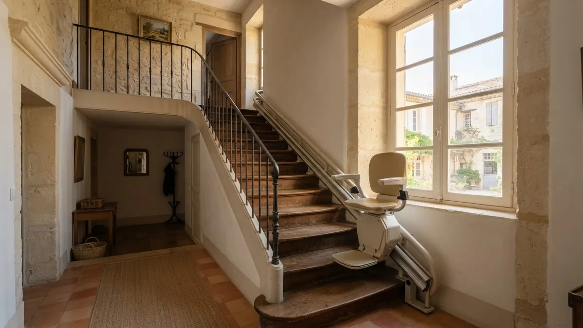 Monte-escalier à Avignon (84000)