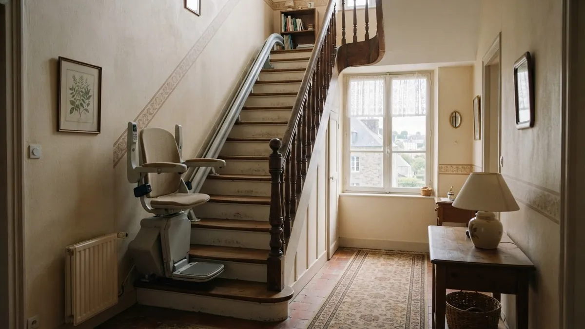 Monte-escalier à Brest (29200)