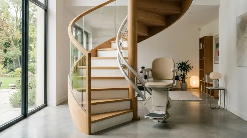 Monte escalier en colimaçon : la solution sur mesure pour les escaliers hélicoïdaux