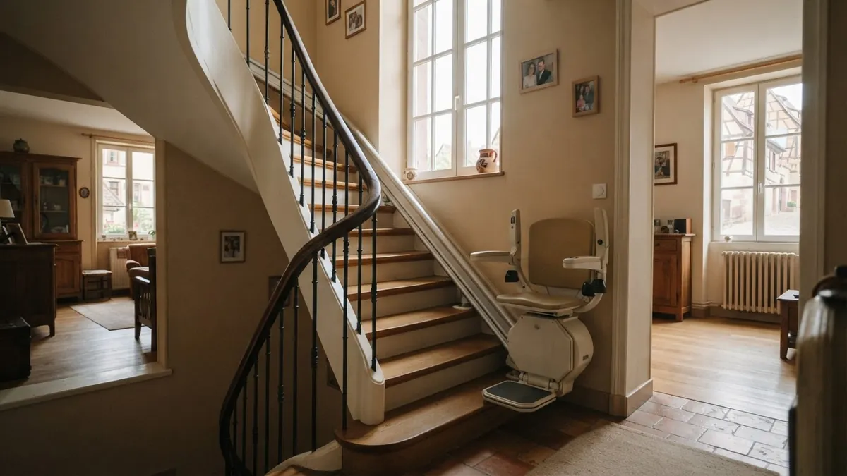 Monte-escalier à Colmar (68000)