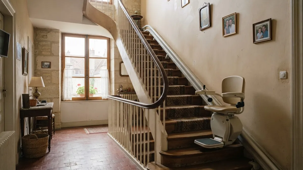 Monte-escalier à Dijon (21000)