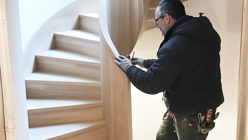 Monte escalier Installation