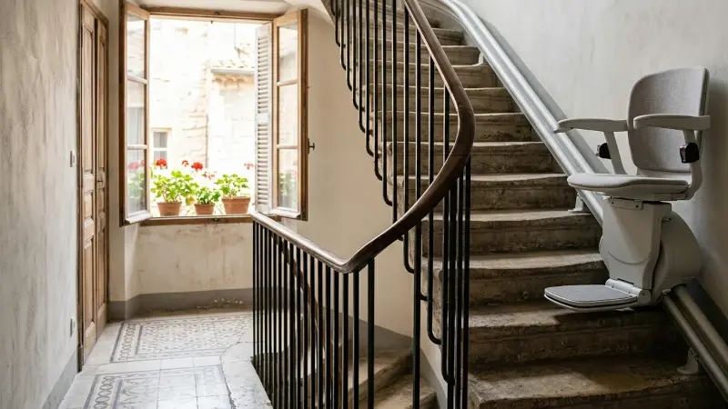 Monte-escalier à Marseille (13000)
