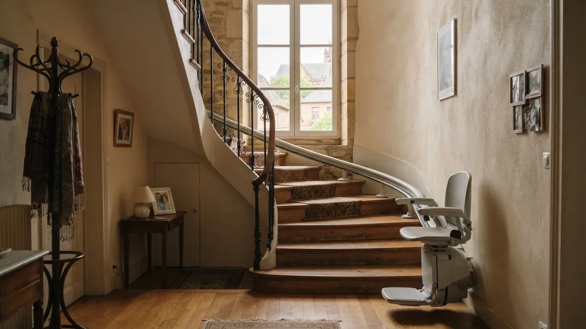 Monte-escalier à Metz (57000)