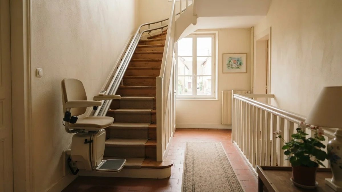 Monte-escalier à Mulhouse (68100)