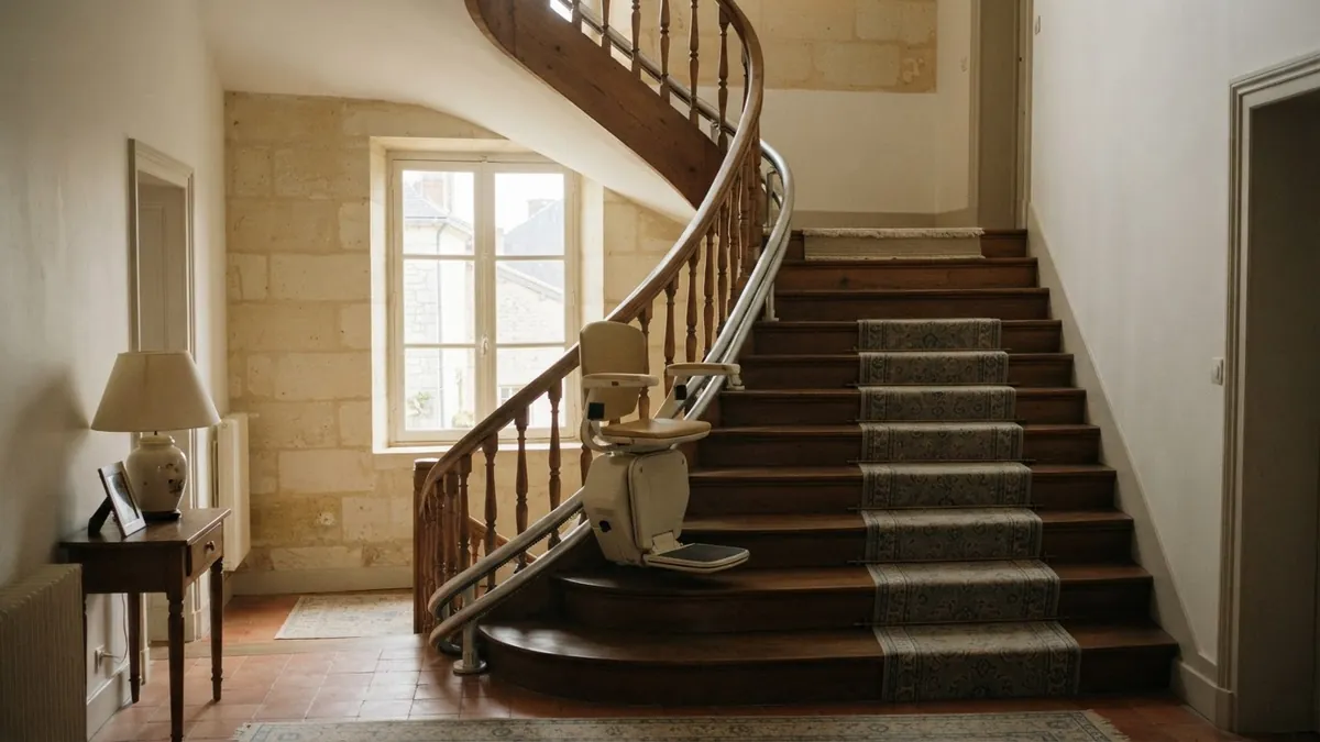 Monte-escalier à Poitiers (86000)