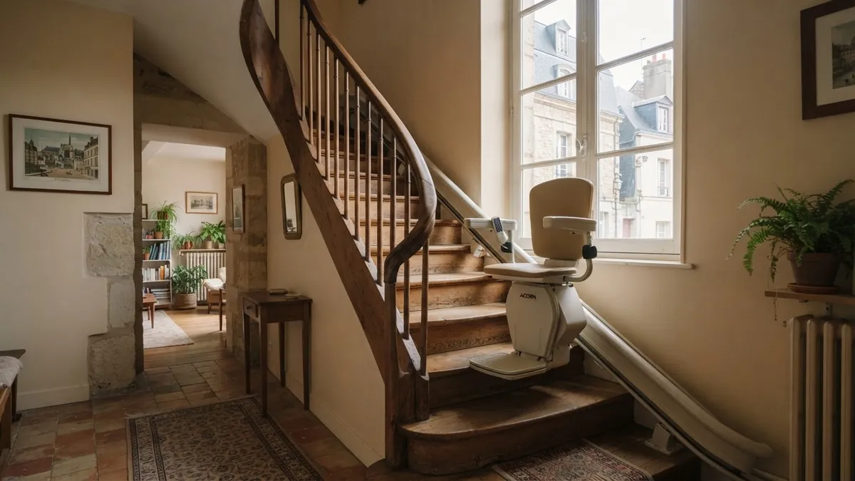 Monte-escalier à Rouen (76000)