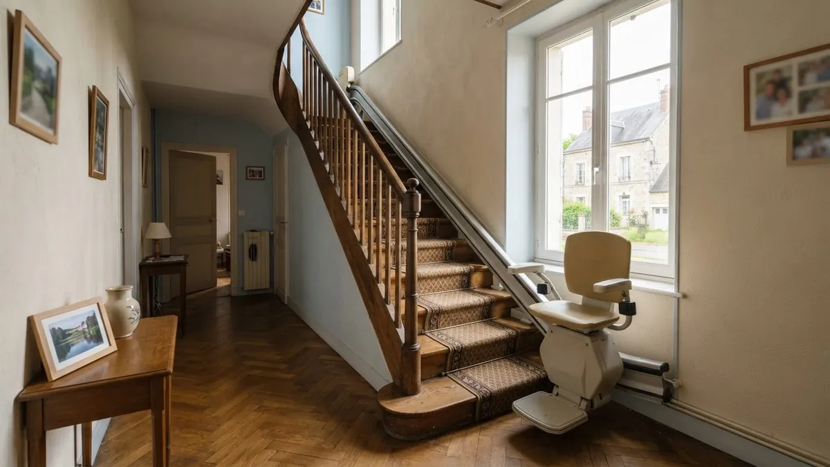 Monte-escalier à Tours (37000)