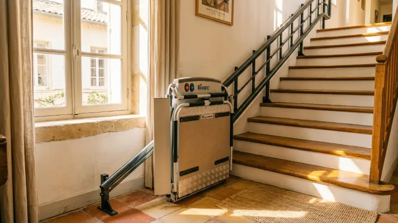 Plateforme monte-escalier pour fauteuil roulant : prix et installation