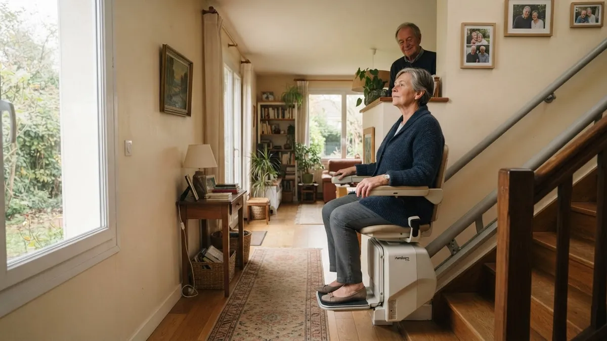 Sclérose en plaques et mobilité réduite : le monte-escalier comme solution